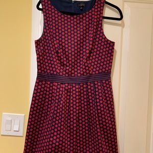50s style polka dot dress